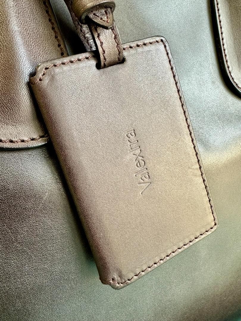 Valextra ヴァレクストラ マイロゴ ボストンバッグ 旅行カバン