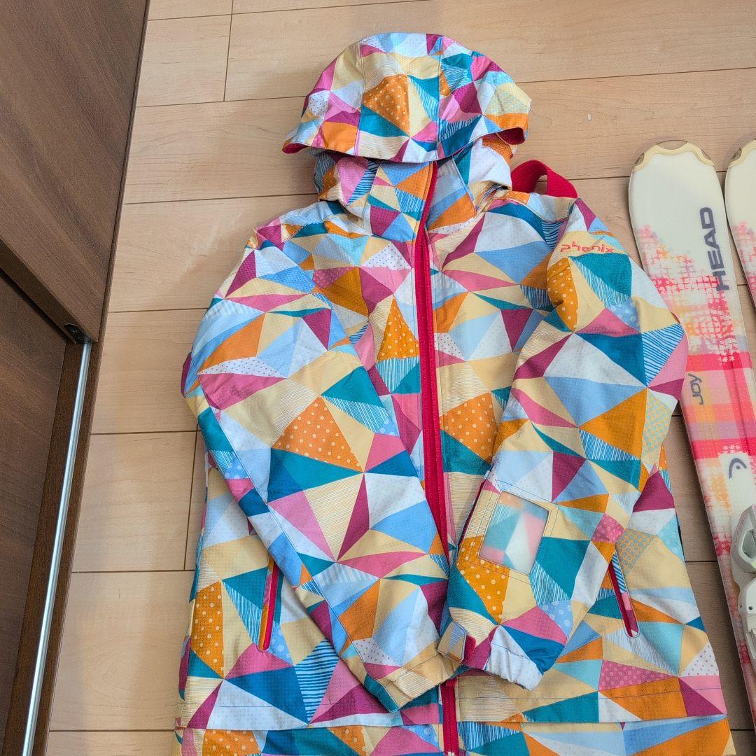 スキー5点セット ジュニア用　ブーツサイズ22㌢前後　HEADなど