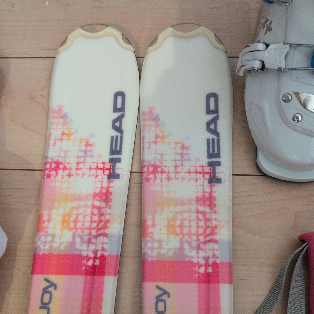 スキー5点セット ジュニア用　ブーツサイズ22㌢前後　HEADなど