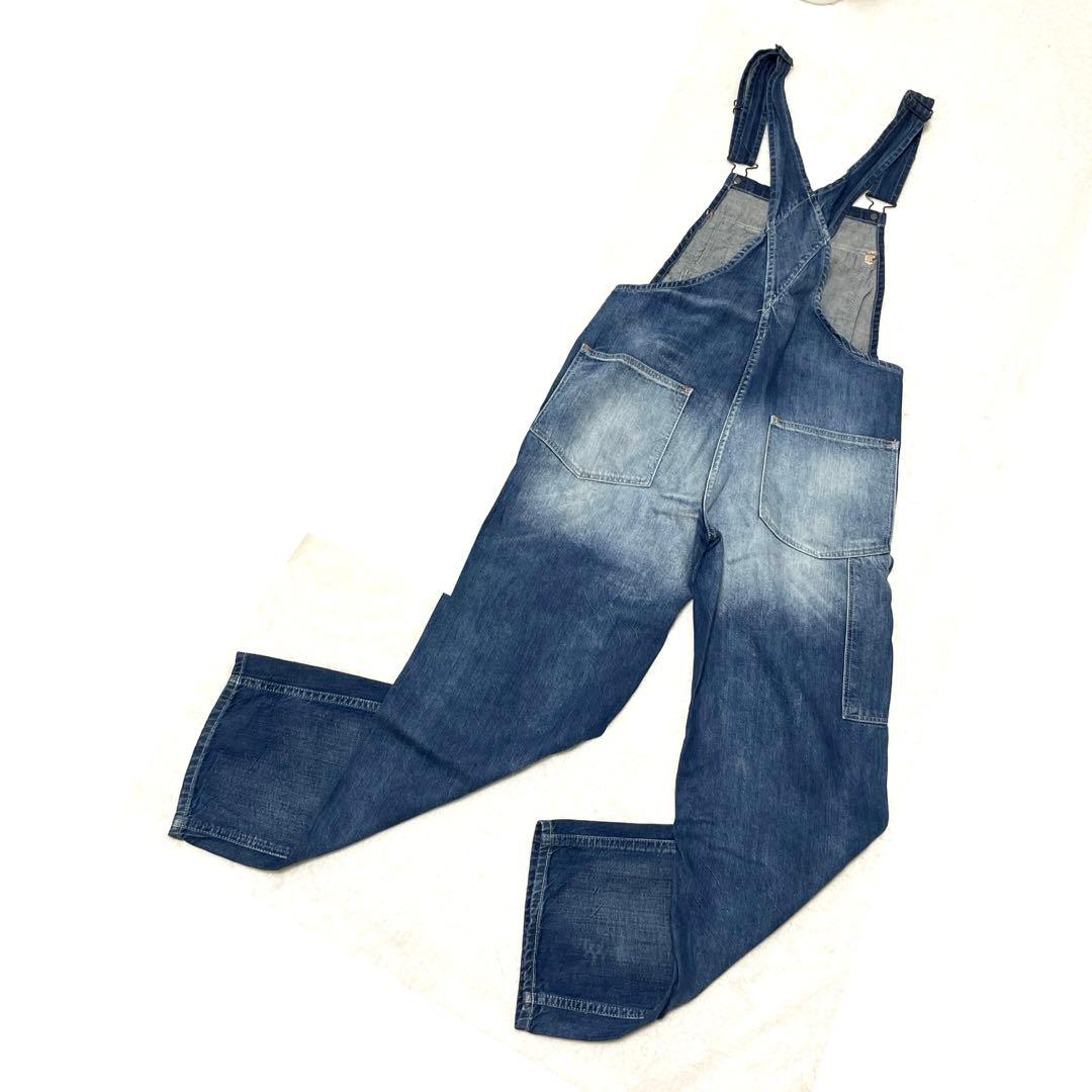 ポロラルフローレン　サロペット　デニムオーバーオール ダメージ加工　XS