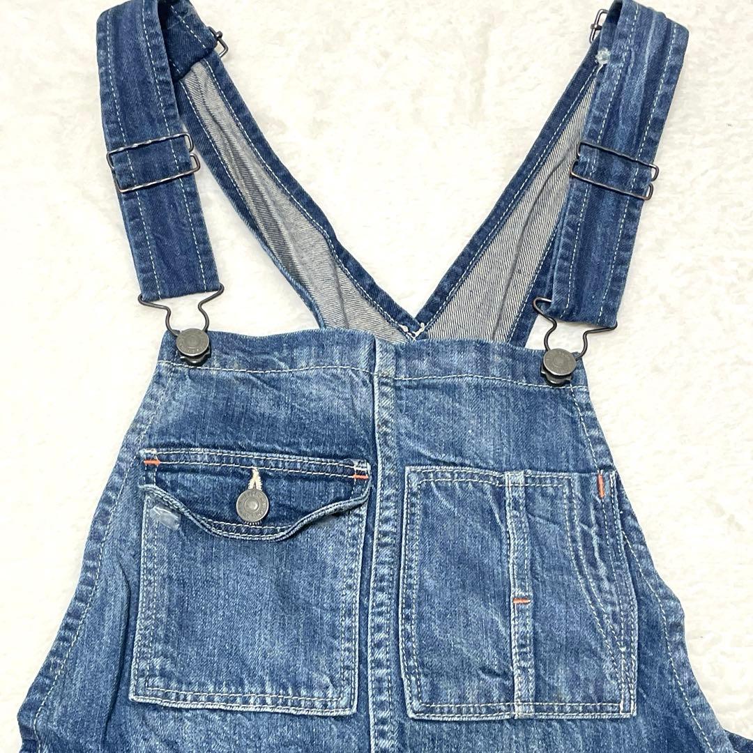 ポロラルフローレン　サロペット　デニムオーバーオール ダメージ加工　XS