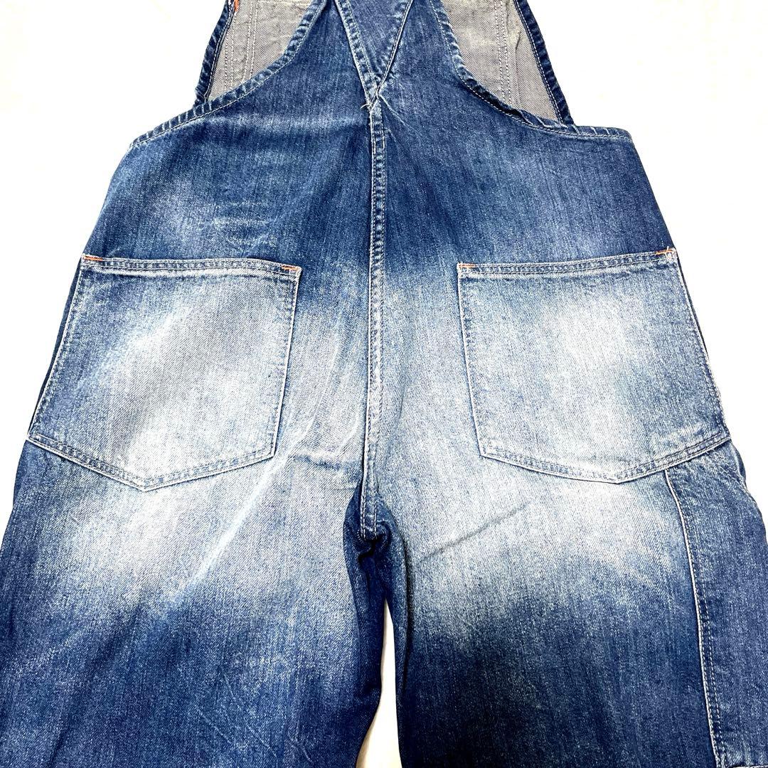 ポロラルフローレン　サロペット　デニムオーバーオール ダメージ加工　XS