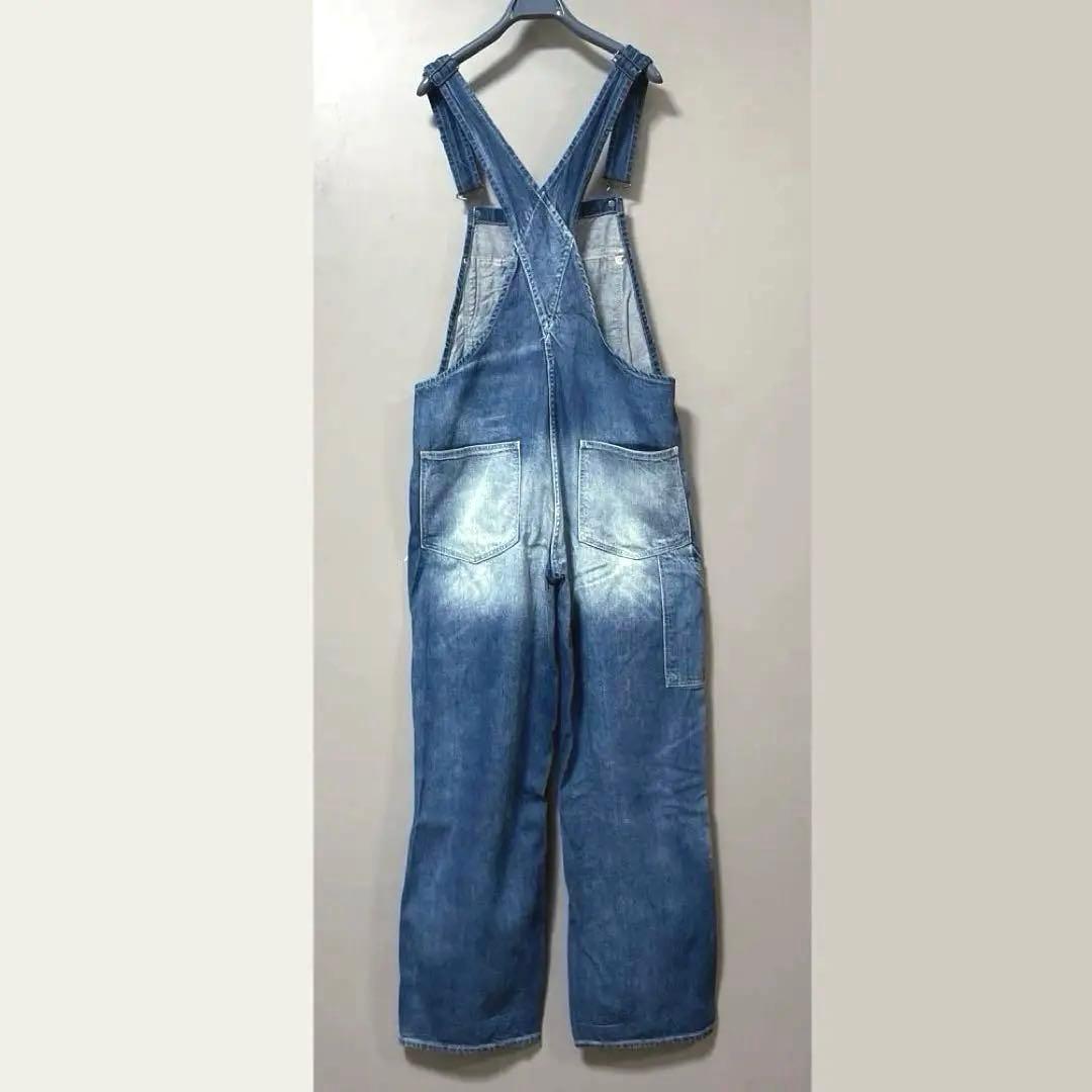 ポロラルフローレン　サロペット　デニムオーバーオール ダメージ加工　XS