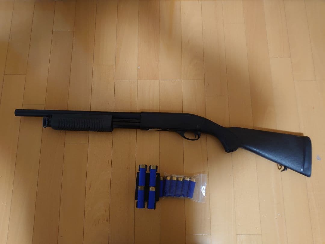 ショットガン ブラック M870 マルゼン カートリッジホルダー付き