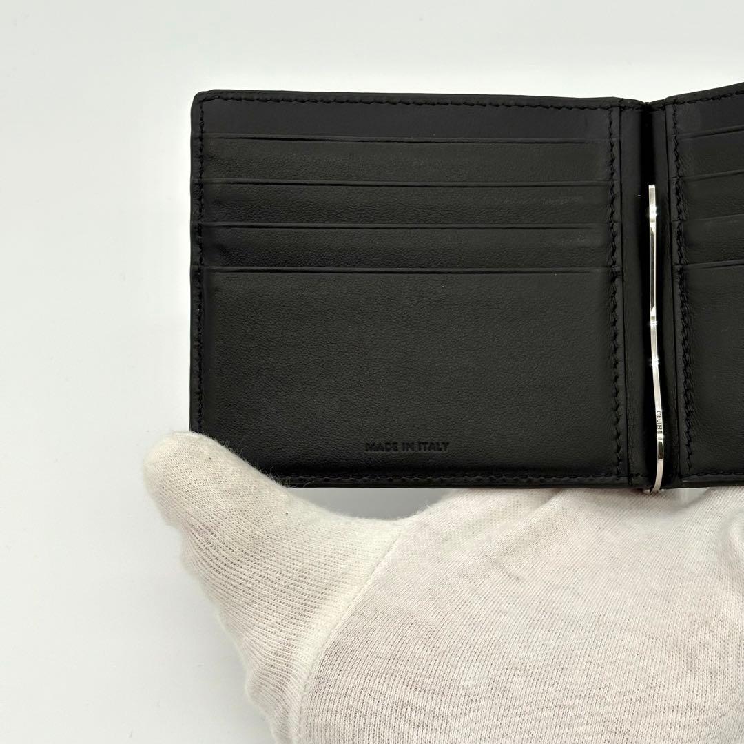 セリーヌ マネークリップ お札入れ 黒 ブラック トリオンフ 箱付き 1776