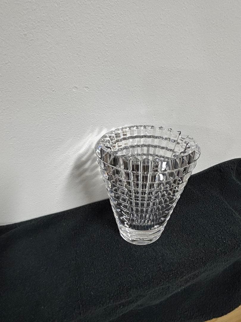 バカラアイベースS フラワーベース　花瓶　クリスタルガラス
