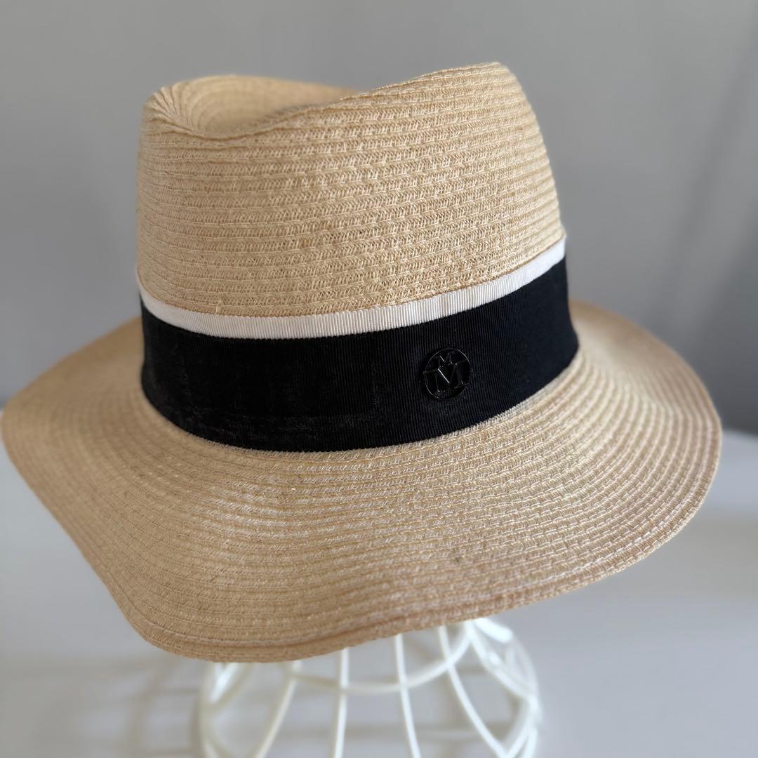 MAISON MICHEL ストローハット 麦わら帽子