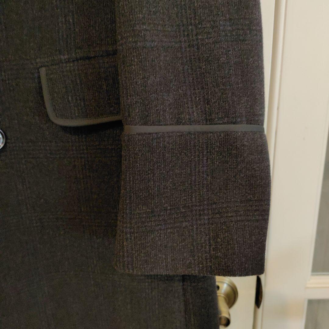 Burberry ダークグレー ダブルブレストピーコート