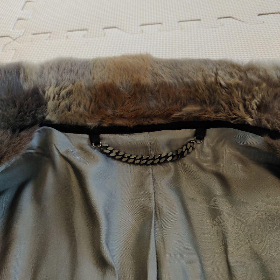 Burberry ダークグレー ダブルブレストピーコート