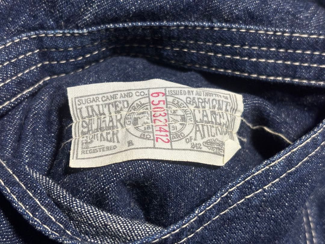 sugar cane デニムジャケット 38 91-b