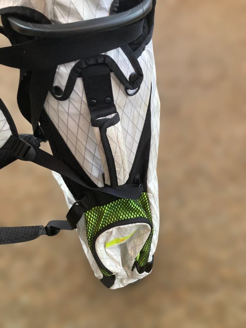 adidas スタンド型　キャディバック　X-pac 生地使用　軽量　アディゼロ