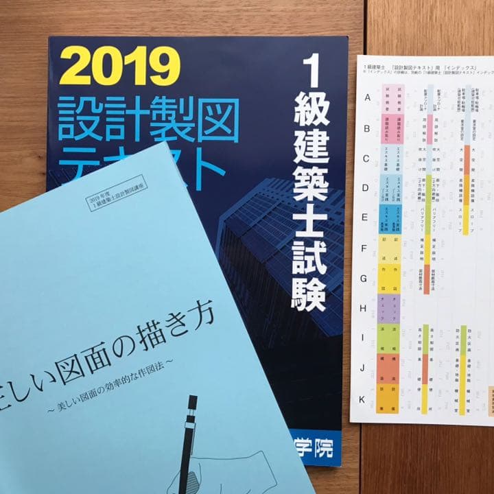 一級建築士試験 設計製図 2019テキスト一式 S資格