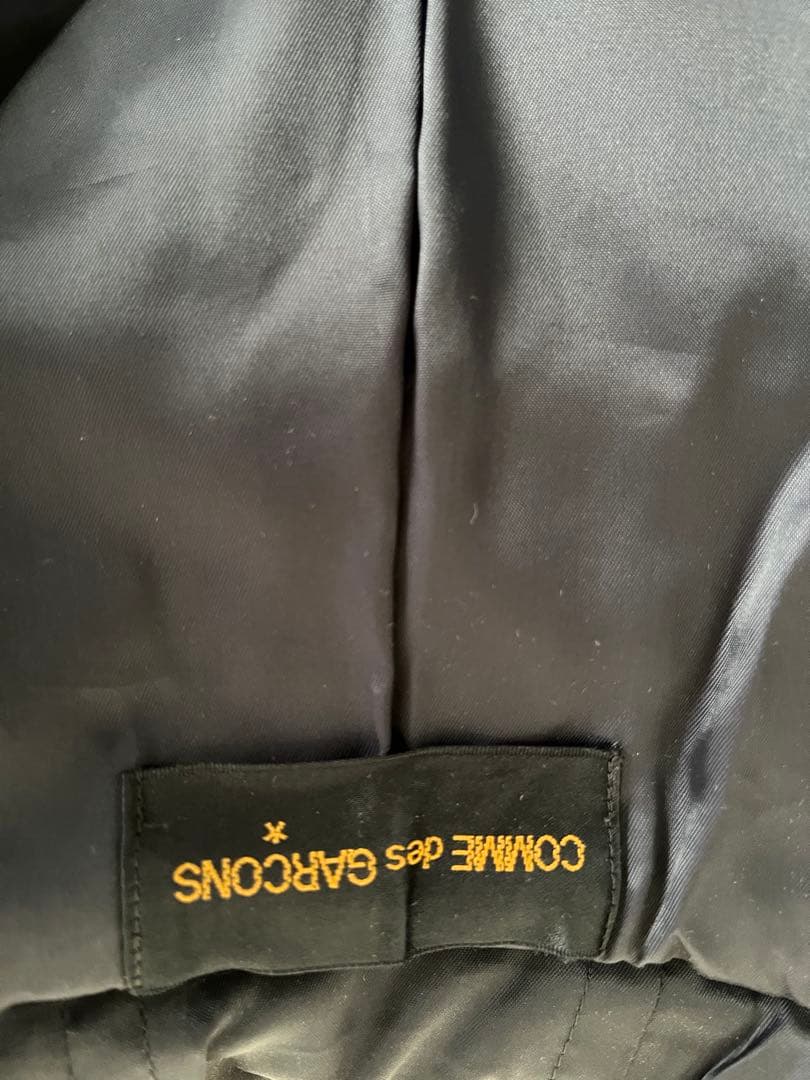 黒 ダッフルコート フード付き　コムデギャルソンarchive