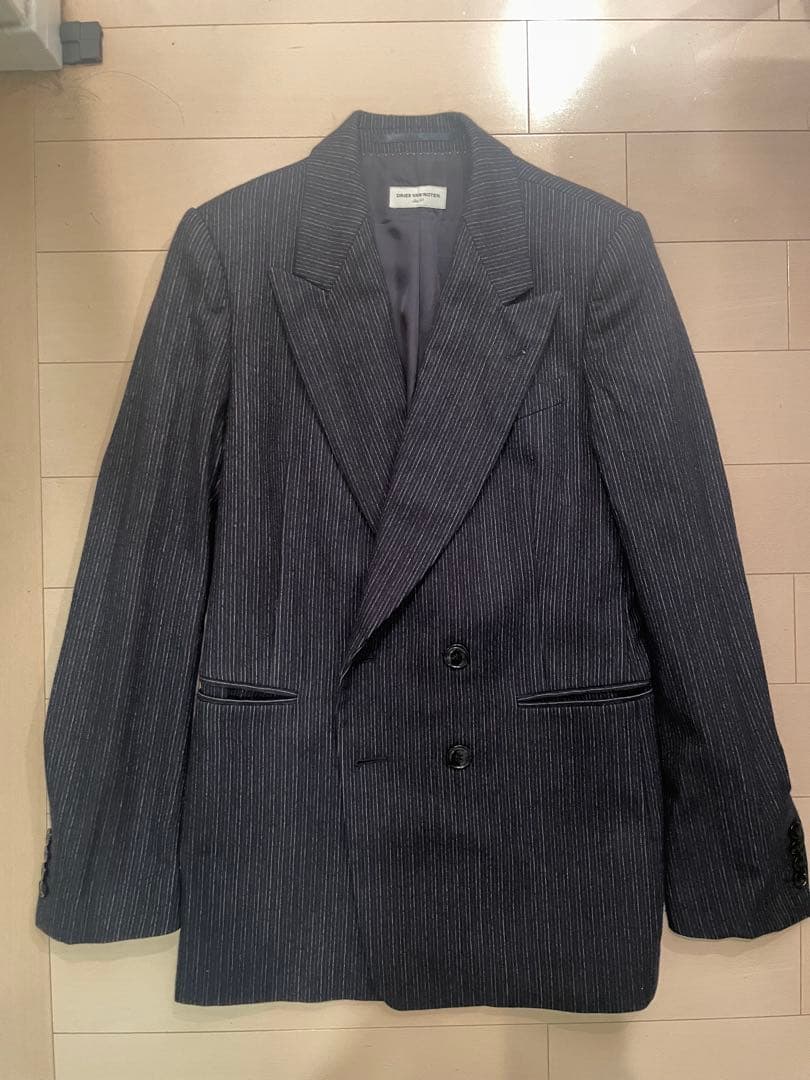 DRIES VAN NOTEN ダブルストライプスーツ