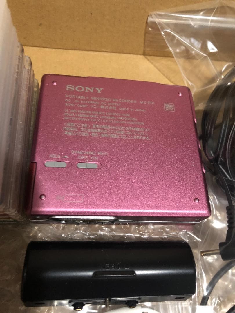 SONY MZ-R91 MDウォークマン　美品　動作良好♬　再生・録音できます