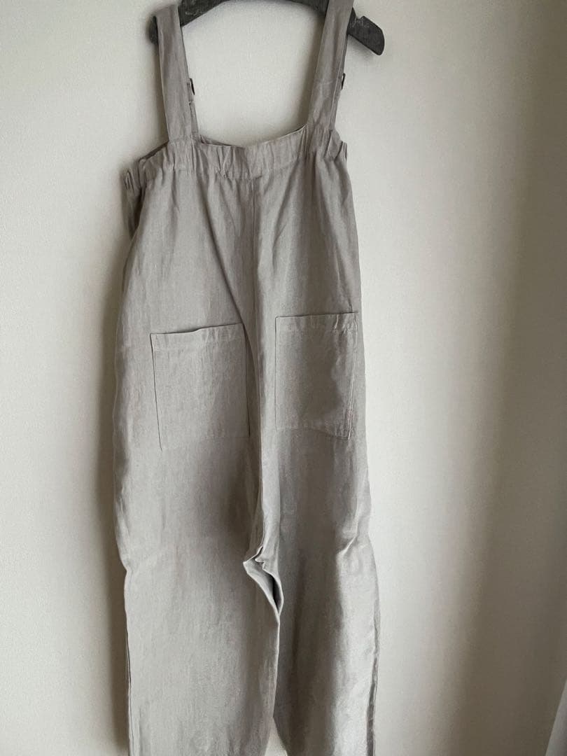 nest robe リネンサロペット