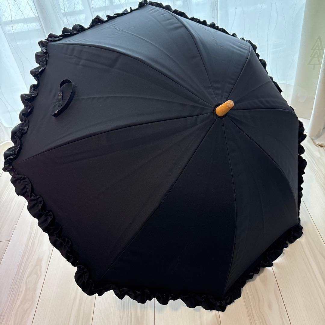 サンバリア　日傘　長傘　Sサイズ　フリル