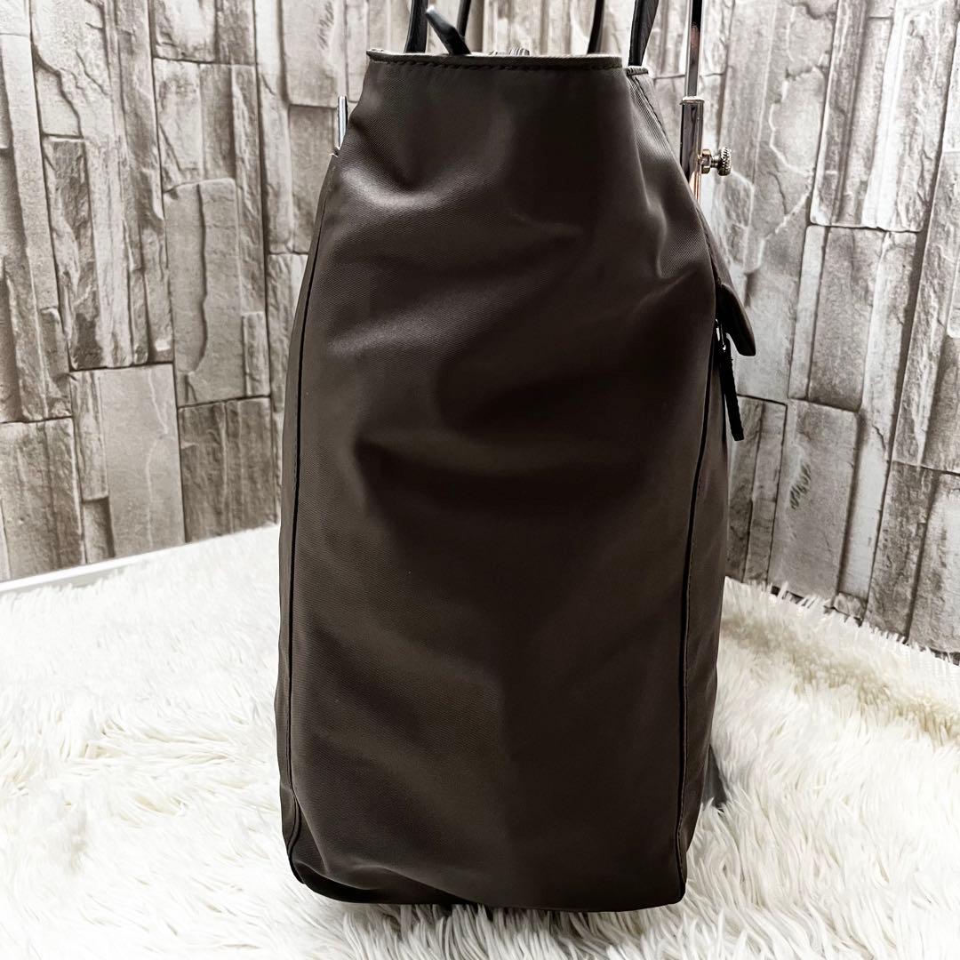 極美品　TUMI VOYAGEUR ビジネス・トート　ナイロン　ココアブラウン