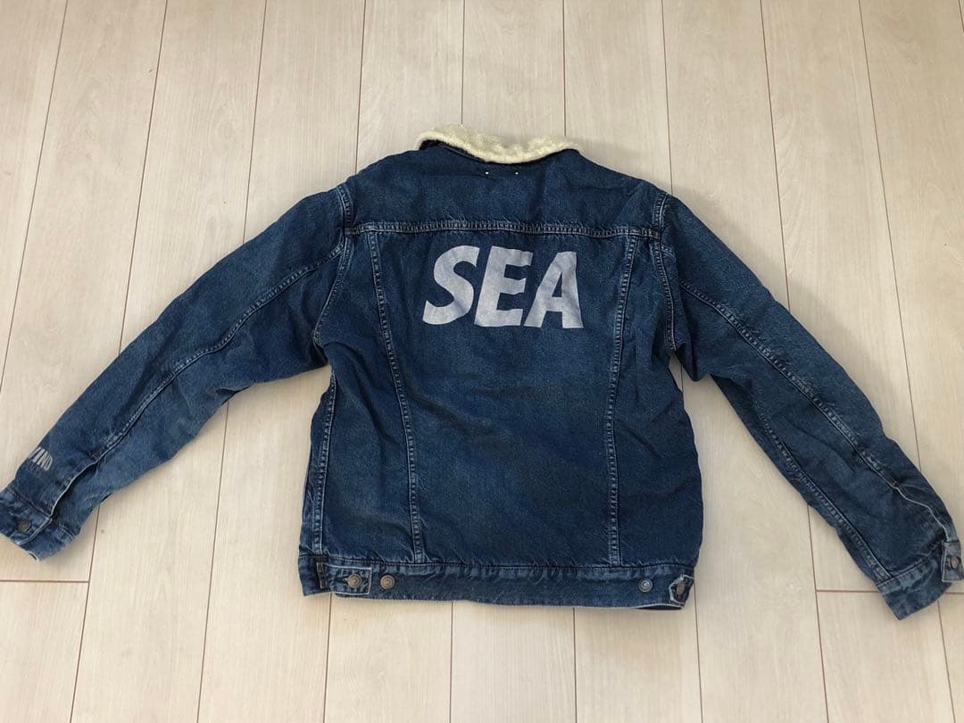 【未使用3】MINEDENIM × ウィンダンシー デニムボアジャケット L