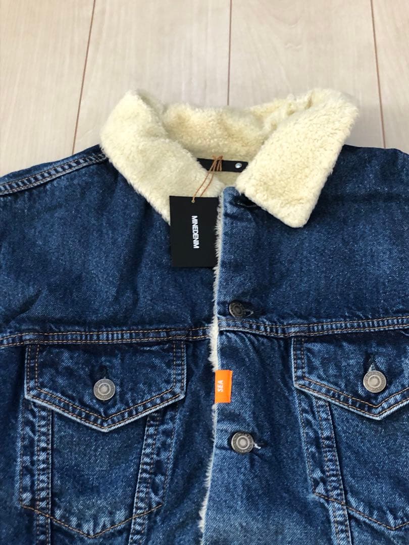 【未使用3】MINEDENIM × ウィンダンシー デニムボアジャケット L