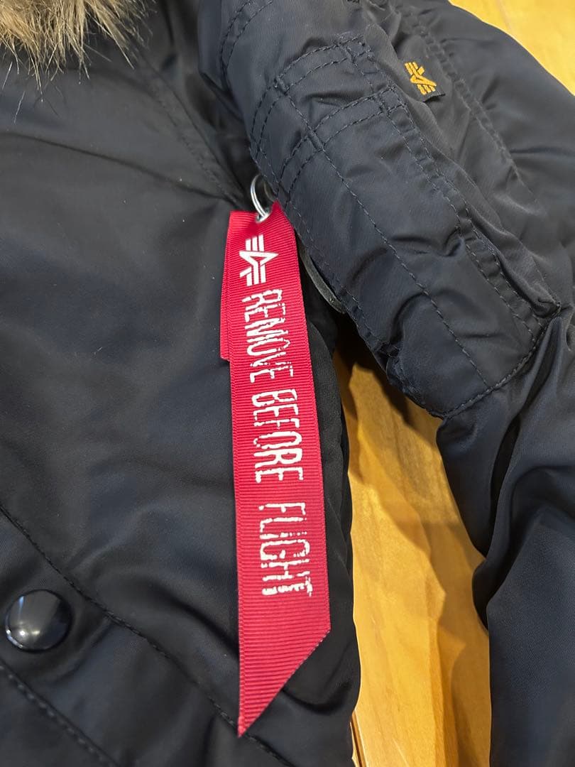 ALPHA INDUSTRIES N-2B フライトジャケット M 黒ファー付