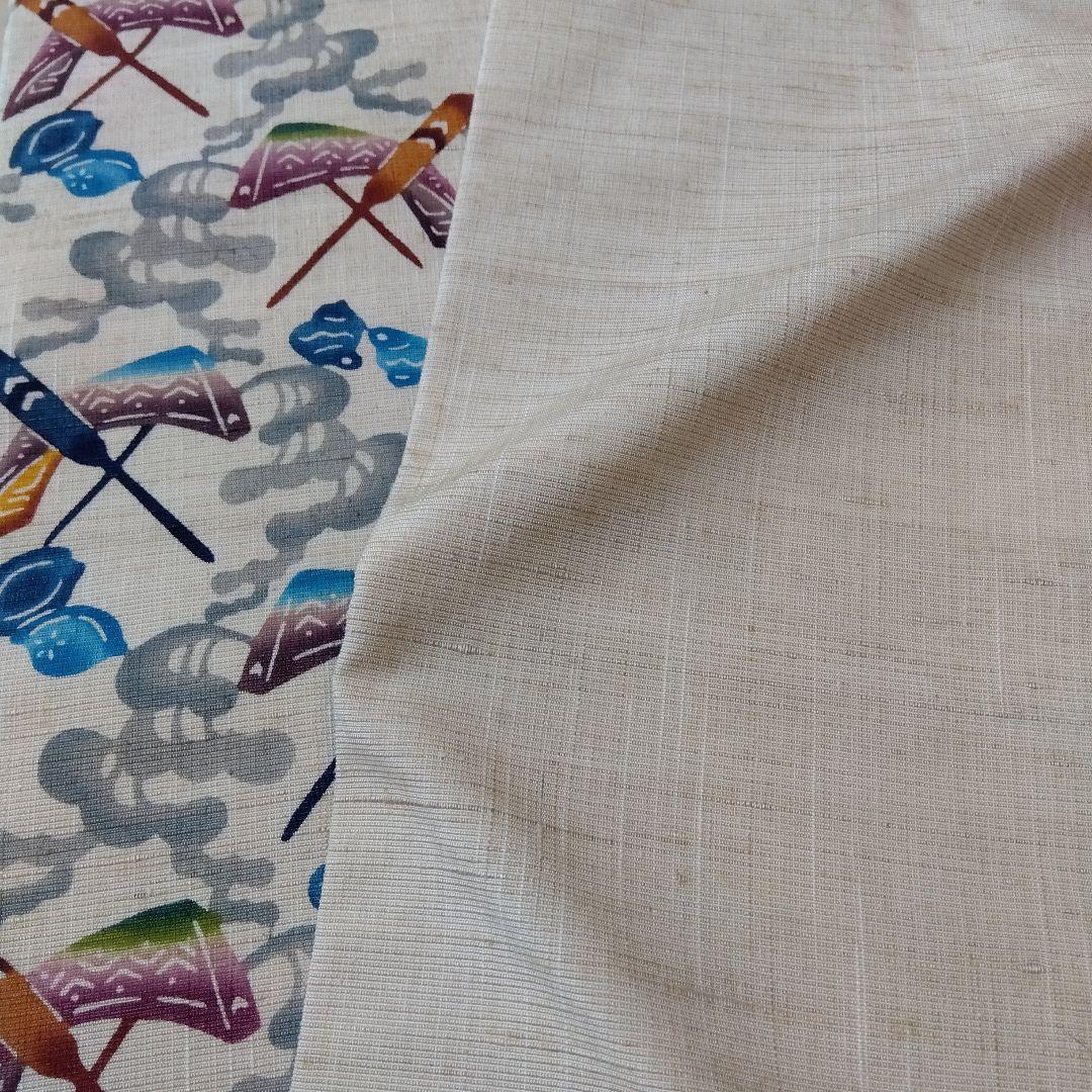 まっくのさくらです。名古屋帯　城間栄順　琉球紅型　証紙あり　落款あり