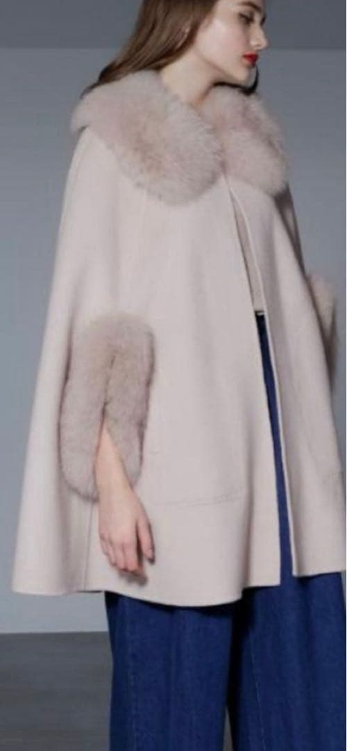 グレースコンチネンタル　 フォックスリバーポンチョコート