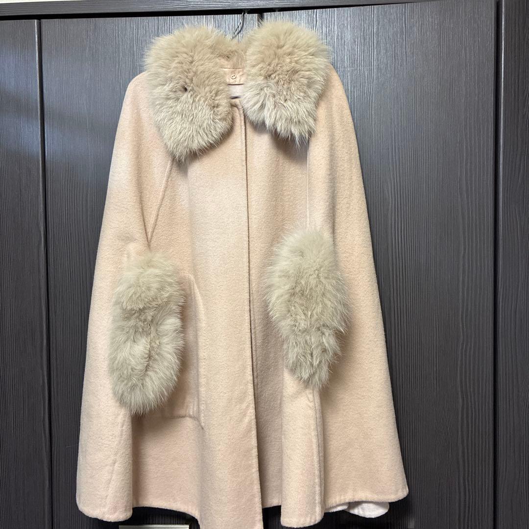 グレースコンチネンタル　 フォックスリバーポンチョコート