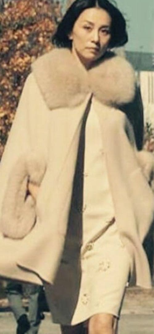 グレースコンチネンタル　 フォックスリバーポンチョコート