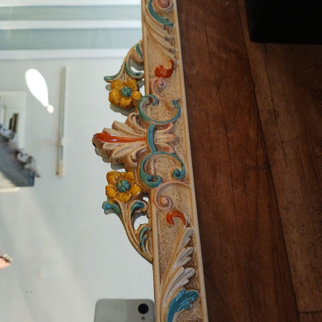 ウォールミラー　イタリア製　アンティーク