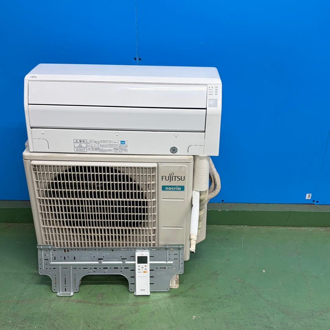 724 ルームエアコン　容量2.8kw 　富士通　極美品　未使用　10畳〜12畳