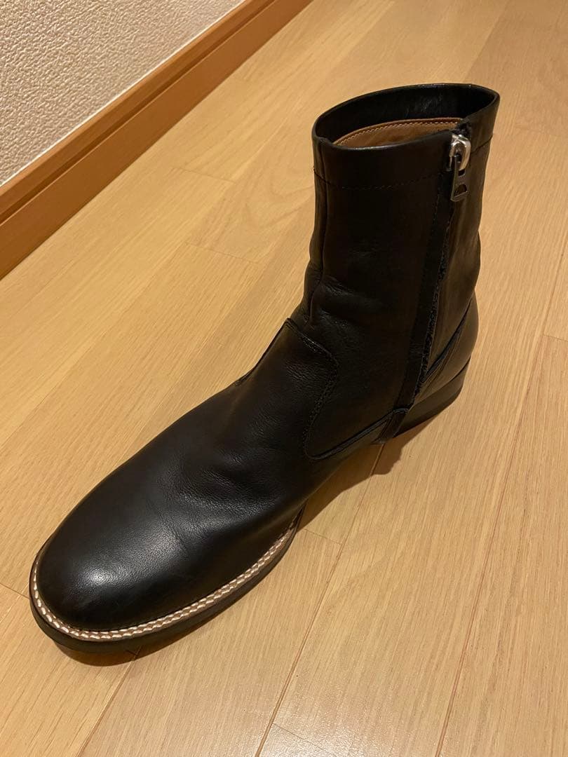 ルードギャラリー rudegallery ブラックレザー サイドZIPブーツ