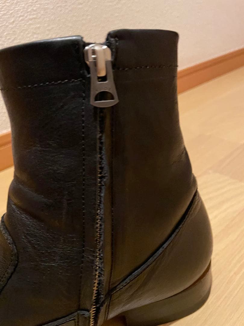 ルードギャラリー rudegallery ブラックレザー サイドZIPブーツ
