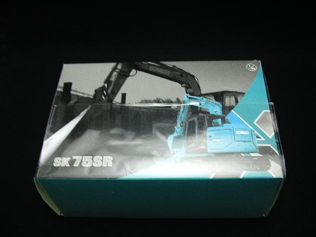 開封　未使用品　KOBELCO コベルコ建機　SK75SR 1/50 模型
