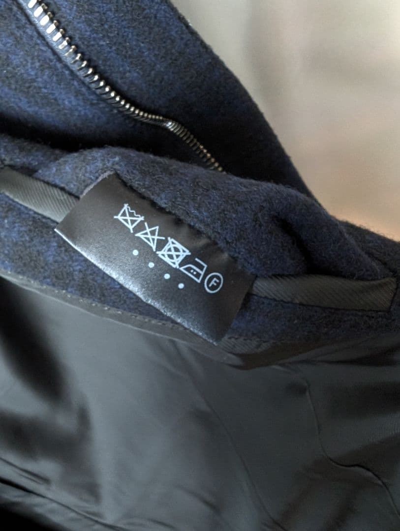 ジュンハシモト wrap coat メルトン ラップコート サイズ4