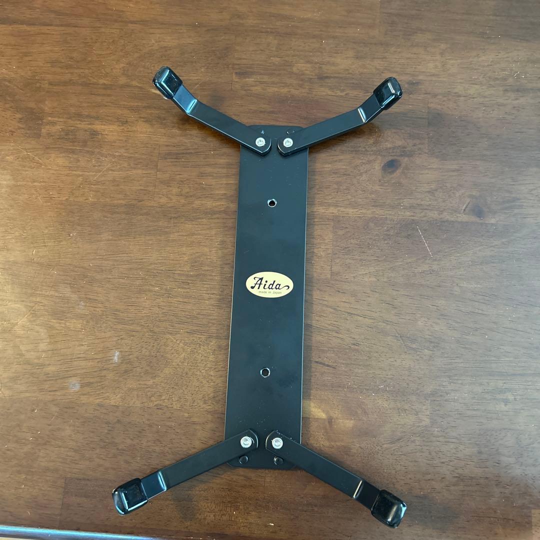 アイダ クラリネットスタンド 2本立 エスクラ用ピン付