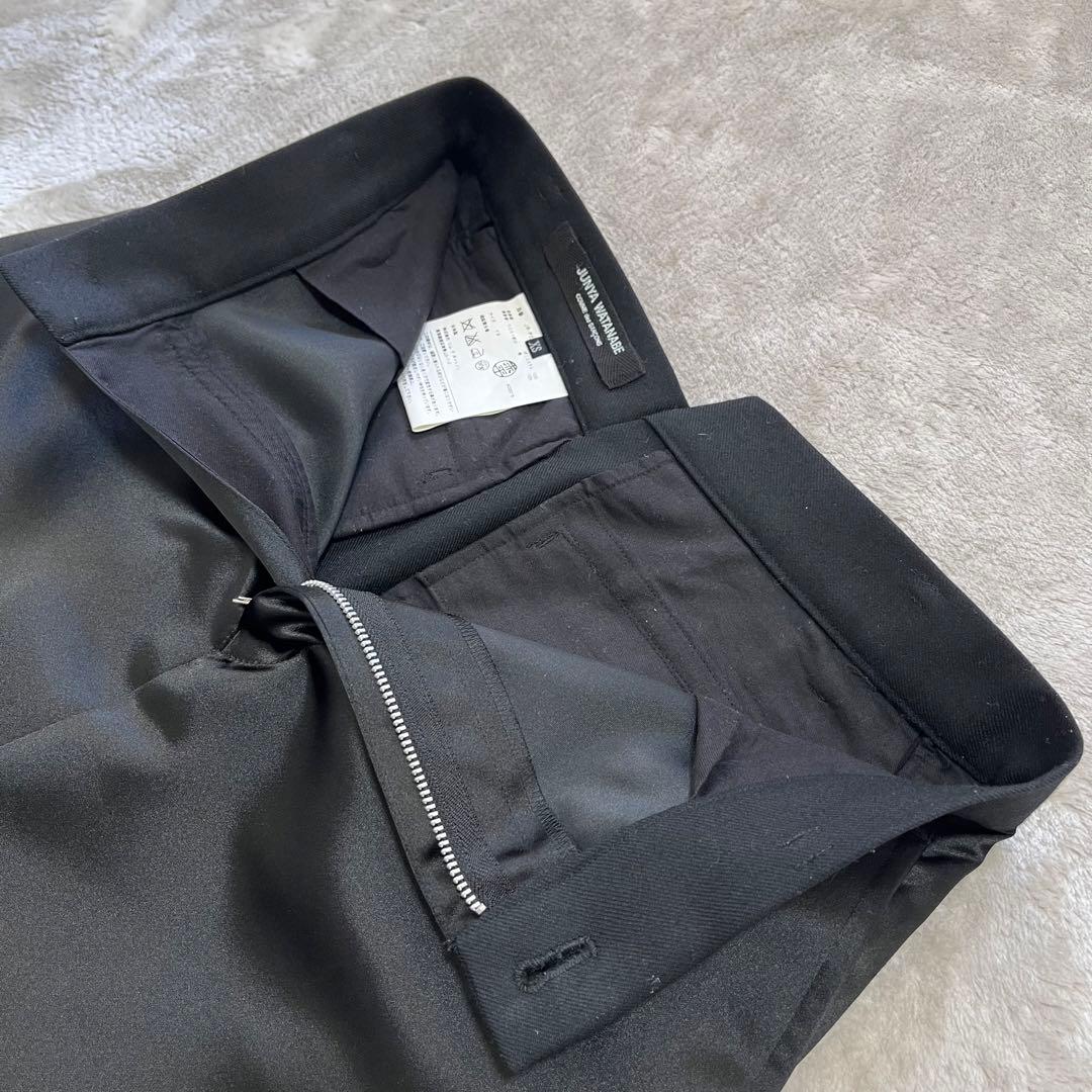 美品　ジュンヤワタナベ サテン　ギャバジン　切替　アシメ　ショートパンツ