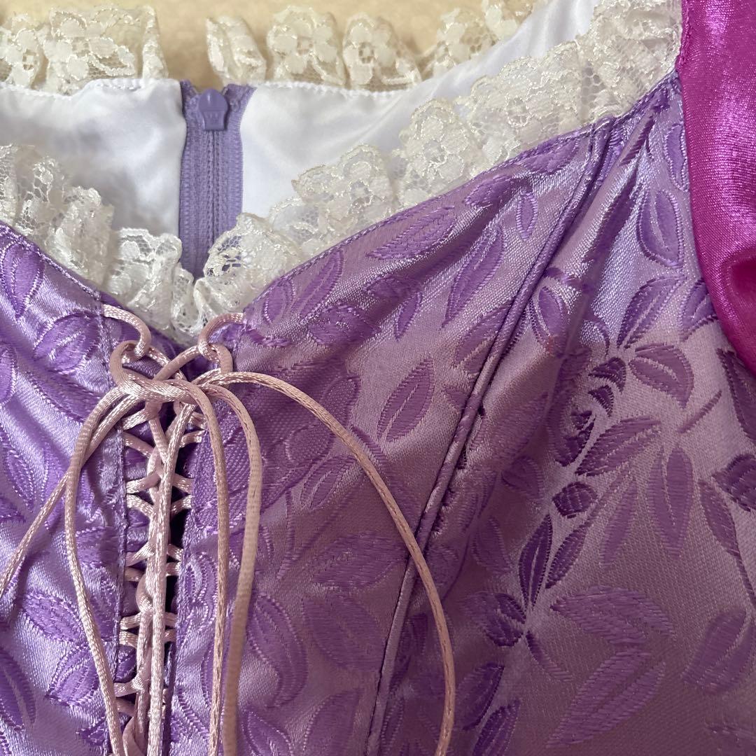 Disneyラプンツェルドレス 紫 140cm