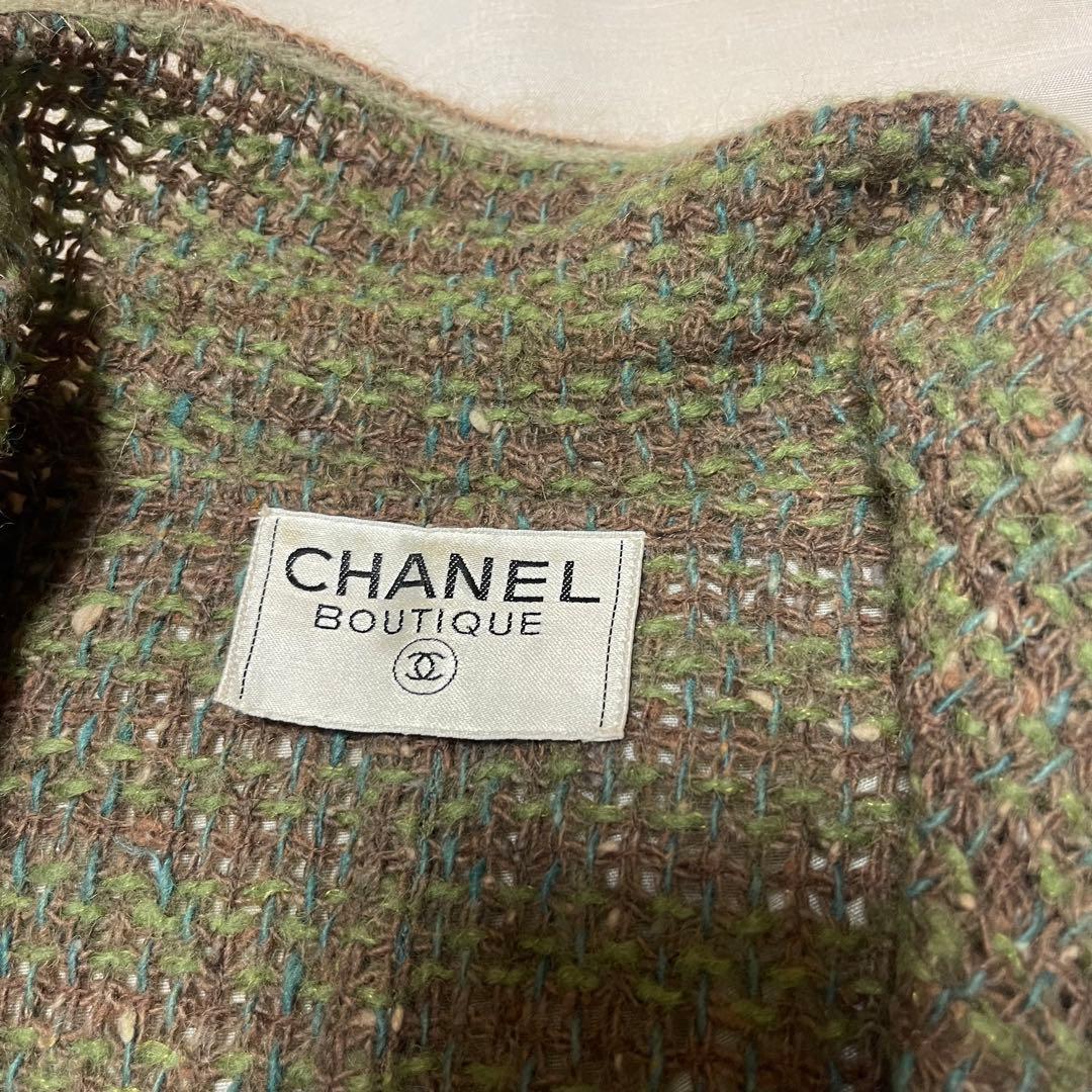 シャネル　ツイード　ウール　ジャケット　98Ａ　ヴィンテージ