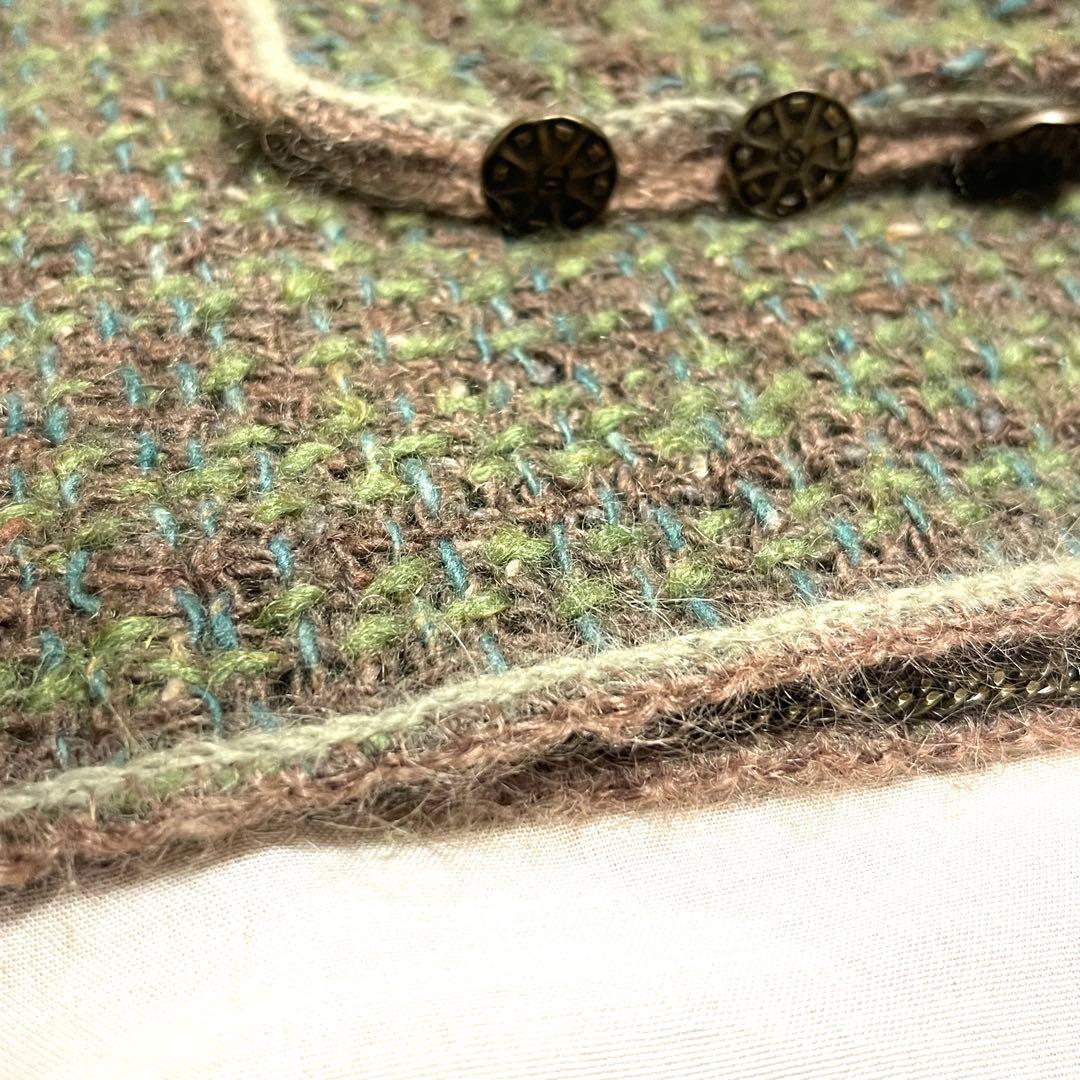 シャネル　ツイード　ウール　ジャケット　98Ａ　ヴィンテージ