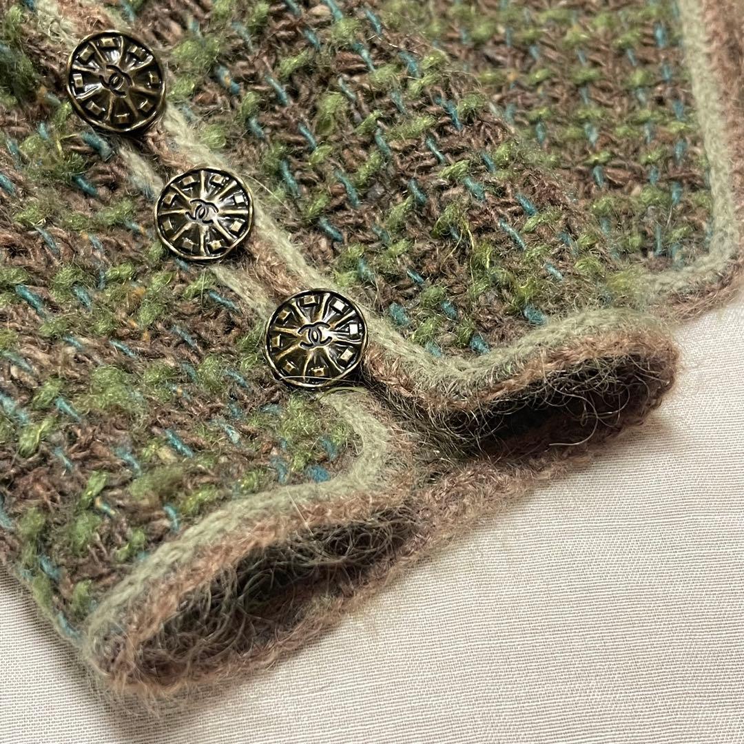 シャネル　ツイード　ウール　ジャケット　98Ａ　ヴィンテージ