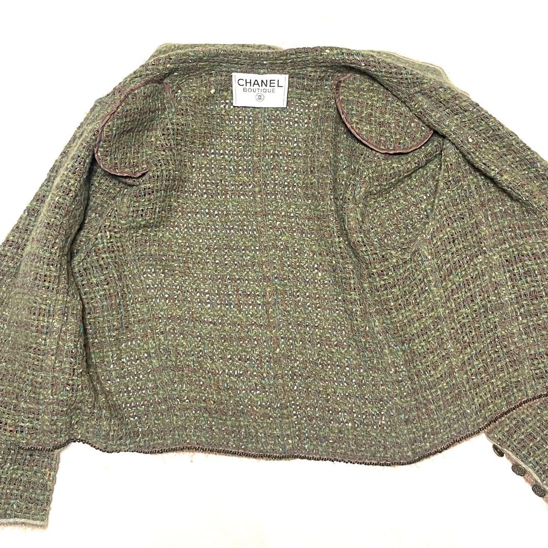 シャネル　ツイード　ウール　ジャケット　98Ａ　ヴィンテージ