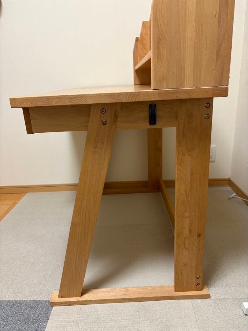 【フジ】アクタス　学習机 ＋シェルフ　引き出し付き