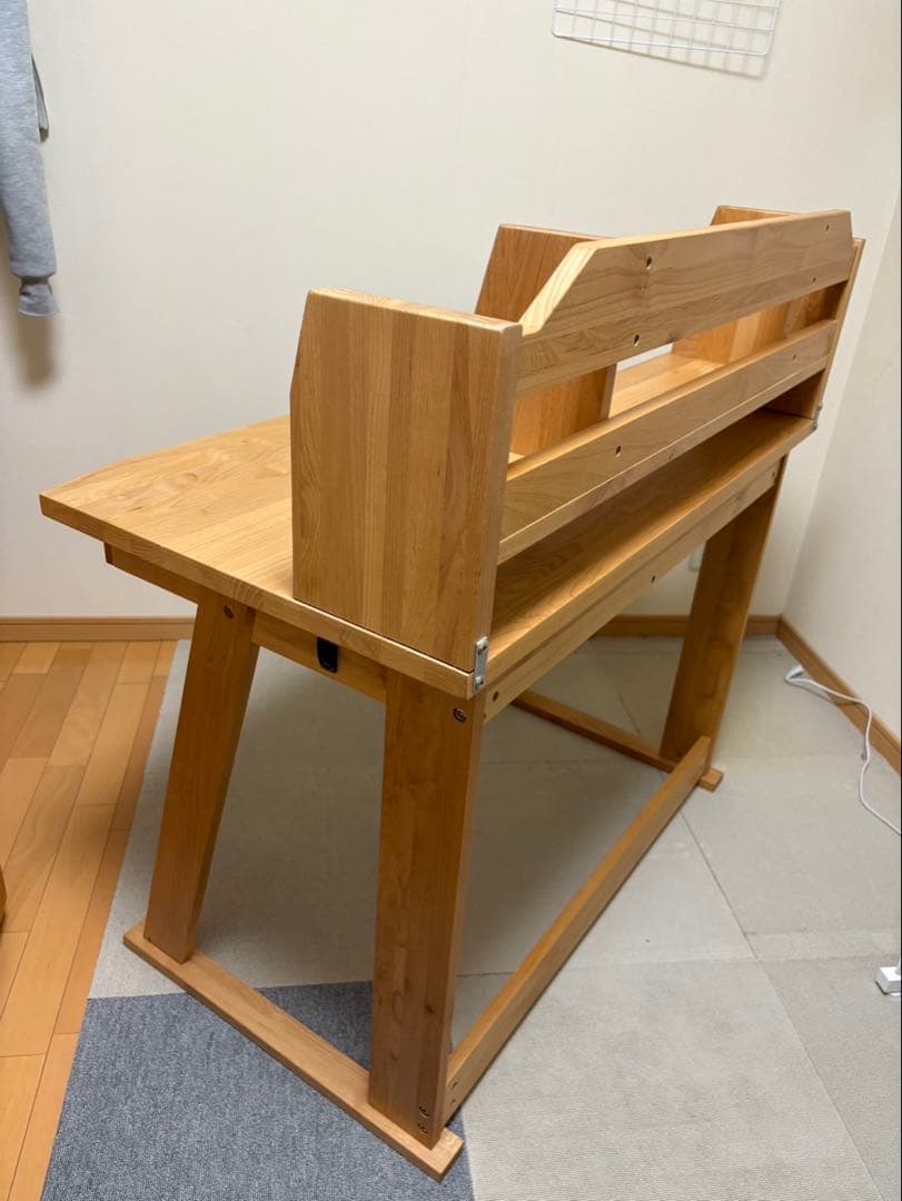 【フジ】アクタス　学習机 ＋シェルフ　引き出し付き