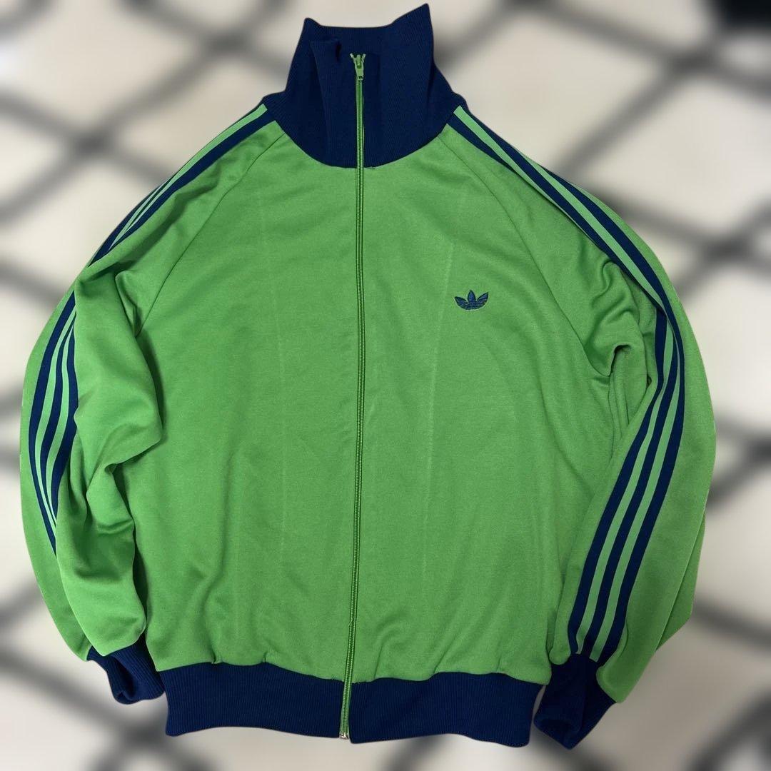 デサント製 トラックジャケット 70s〜80s トレフォイルロゴ 希少カラー38