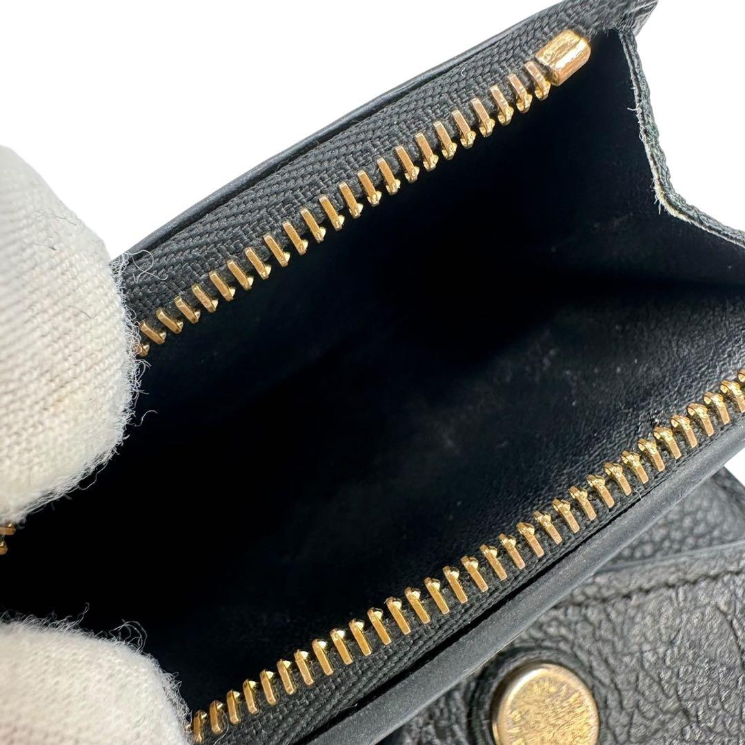 【なな】ルイヴィトン アンプラント ポルトフォイユ ゾエ 黒 本革