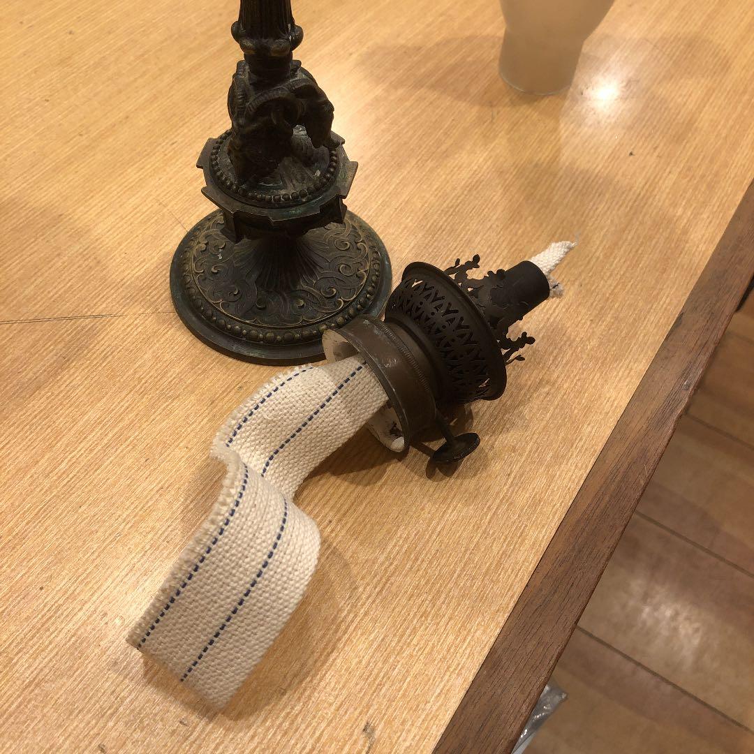 渓流あまごさん専用オイルランプ1920年代製ビクトリアン オイルランプ