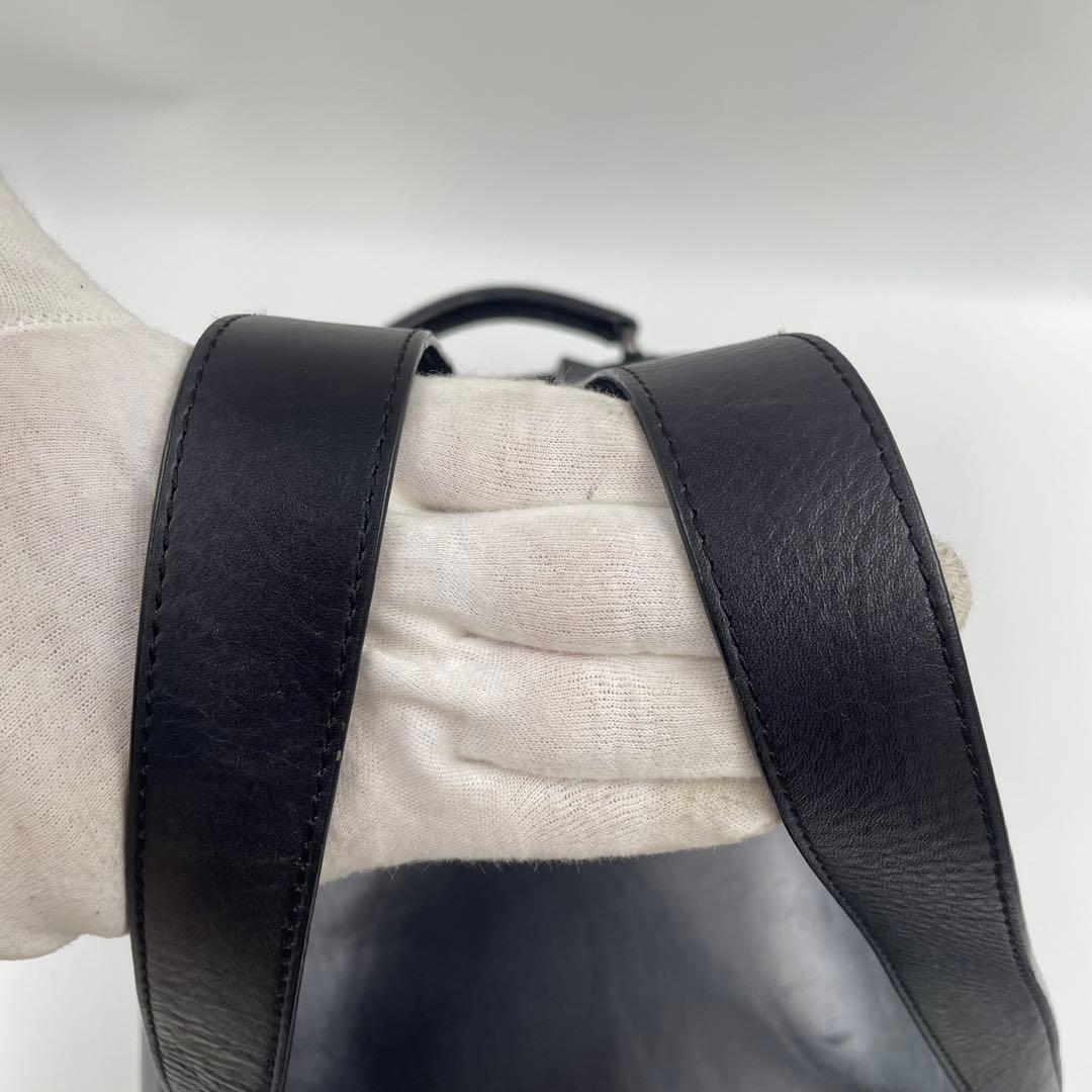 【✨美品】 マザーハウス リュック アンティーク A4 PC収納可 レザー 黒