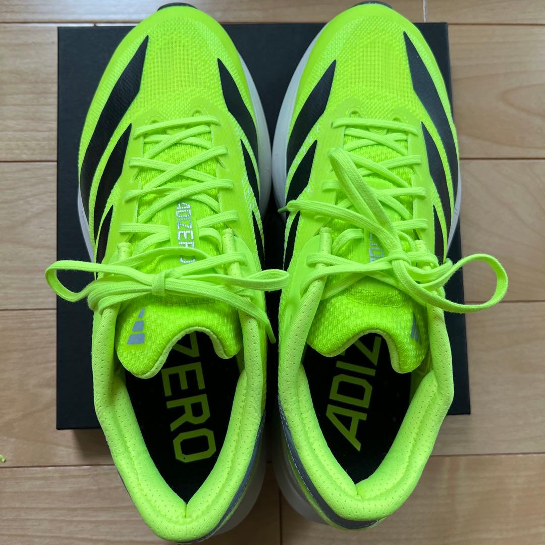 【adidas】ADIZERO SL2 ライトスパイク　メンズ　ネオンイエロー