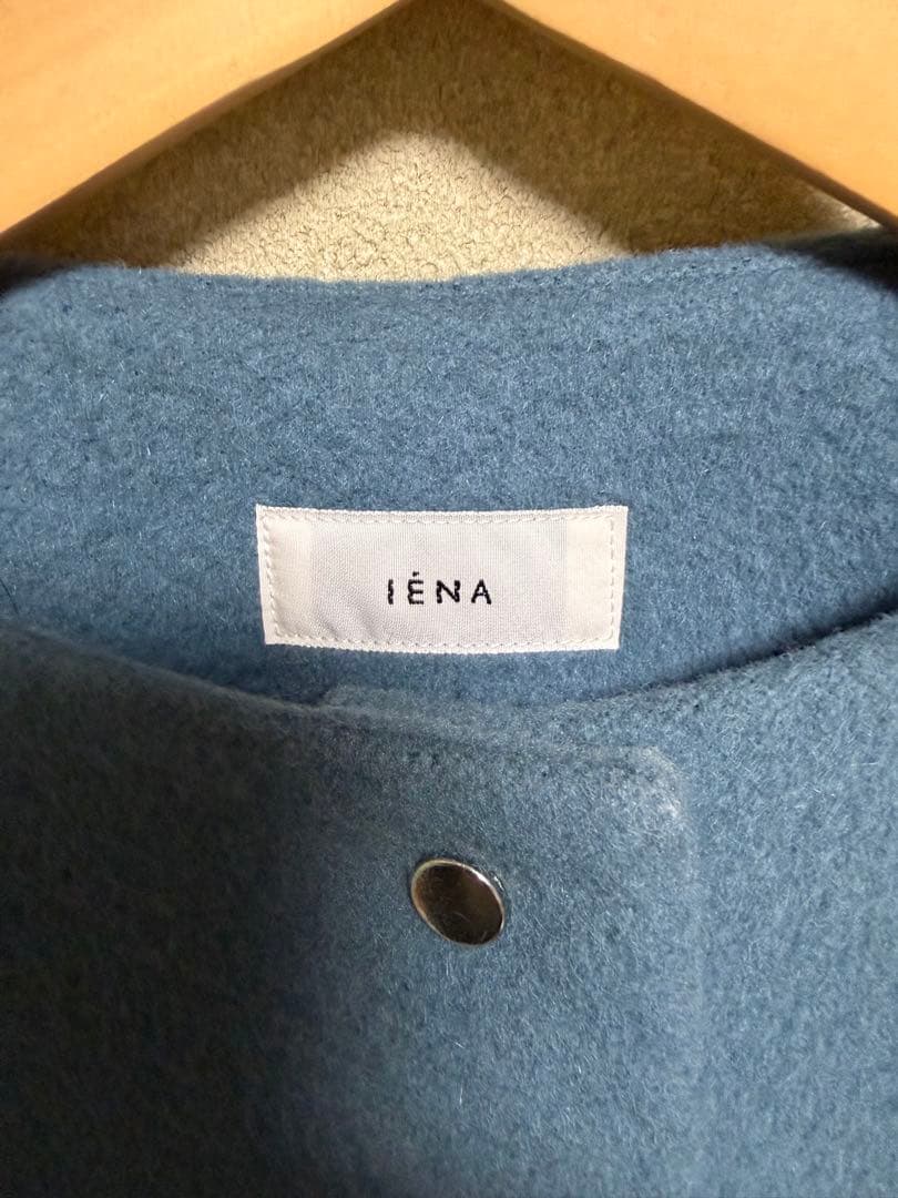 IENA アンゴラビーバーデザインスリーブコート　Tomorrowland